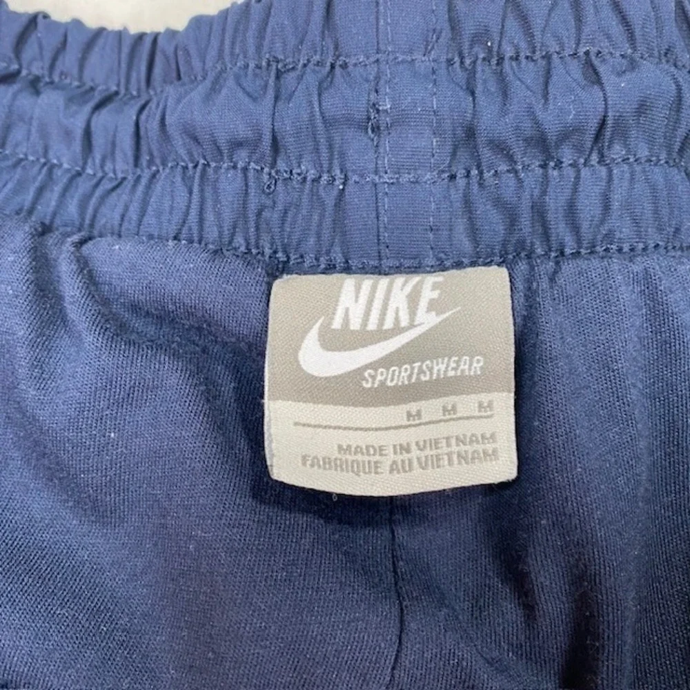 Nike‎ Sportswear Navy Blue Track Pants Men's Medium Elastic Waist Drawstring